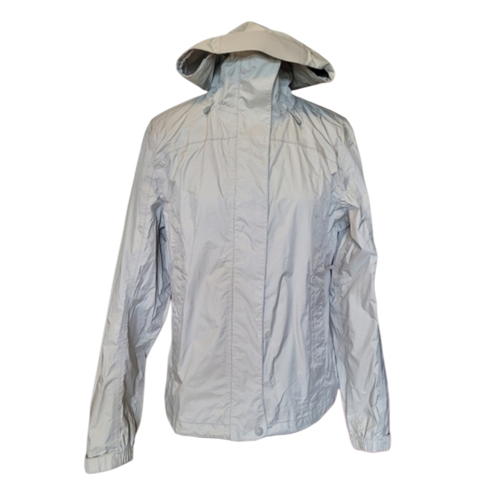 L.L.Bean Nylon Shell Jacket Trail Model Rain Grey Waterproof Hiking